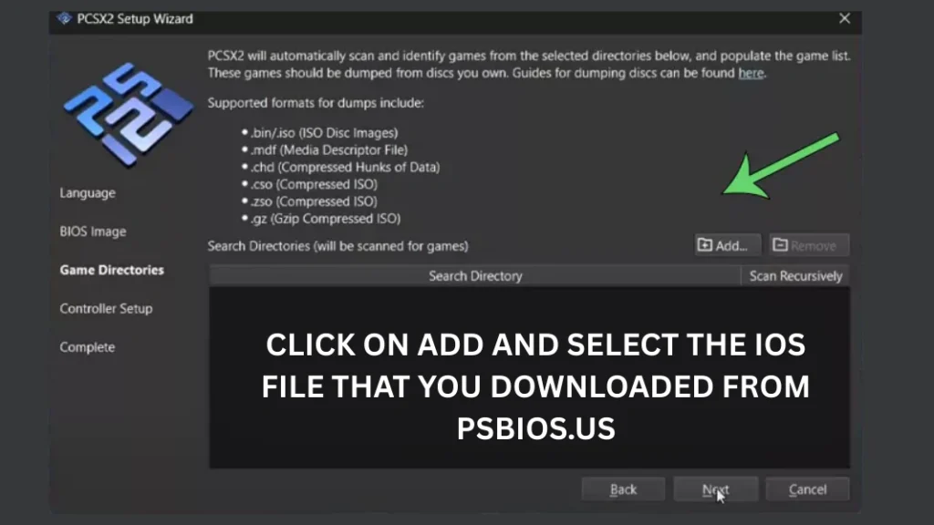 Configuration of PCSX2